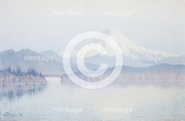 View of Mt. Rainier (image 2 of 2), 1886. Creator: Grafton Tyler Brown.