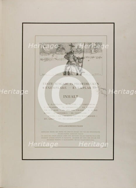 Historia, Modernitas, Pictura sacra, Homer, from A Life, 1884. Creator: Max Klinger.