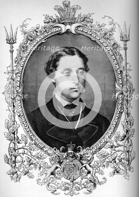 The Prince of Wales at the time of his marriage, c1863 (1910). Creator: Unknown.