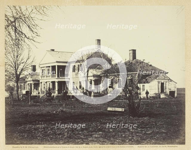 Lacey House, Falmouth, Virginia, December 1862. Creator: Alexander Gardner.