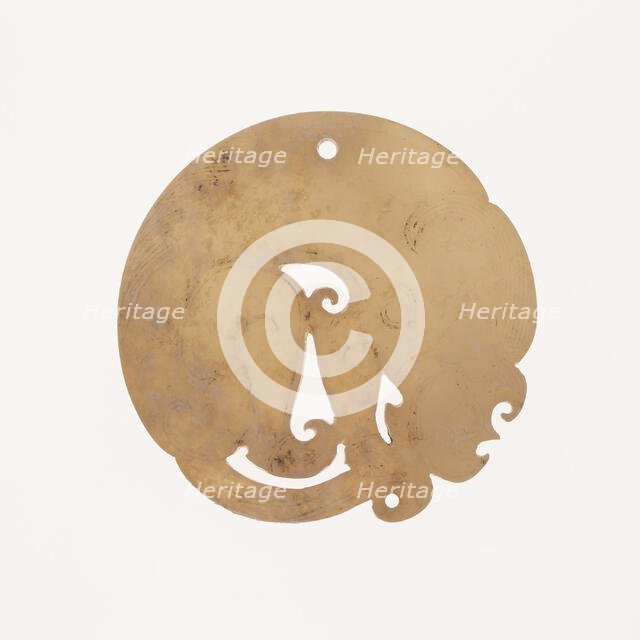 Coiled Animal Pendant, Eastern Zhou dynasty or Western Han dynasty  3rd/2nd century B.C. Creator: Unknown.