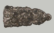 Belt Plate, Frankish or Burgundian, 7th century. Creator: Unknown.