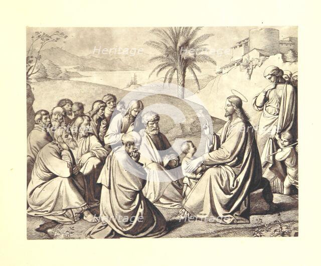 Jesus preaching, 1875. Creator: Johann Friedrich Overbeck.
