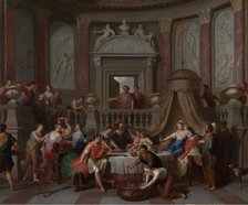 The Banquet of Cleopatra, late 17th-early 18th century. Creator: Gerard Hoet.