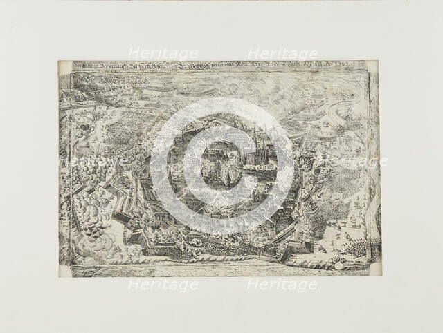 The siege of Vienna in 1683, c.1860. Creator: Unknown artist.