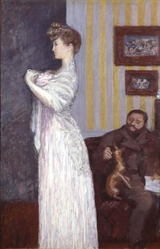 Thadée Natanson and Misia. Artist: Bonnard, Pierre (1867-1947)