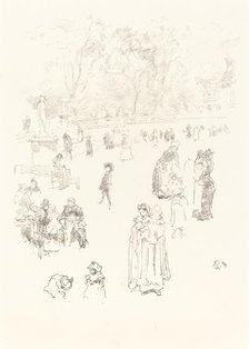Nursemaids: "Les Bonnes du Luxembourg", 1894. Creator: James Abbott McNeill Whistler.
