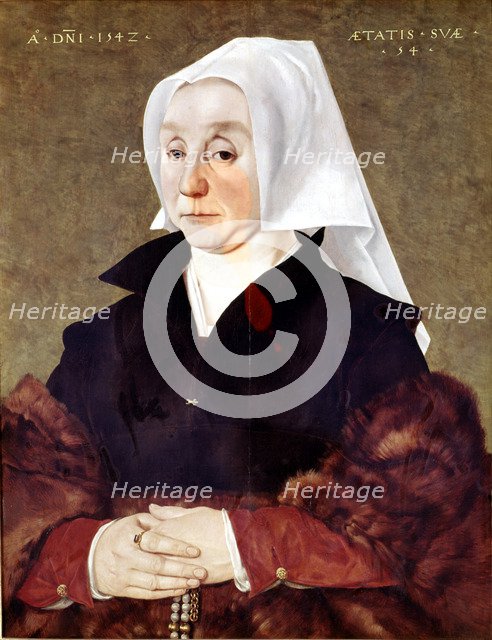  'Portrait of a Woman' by Bartolome de Bruyn.