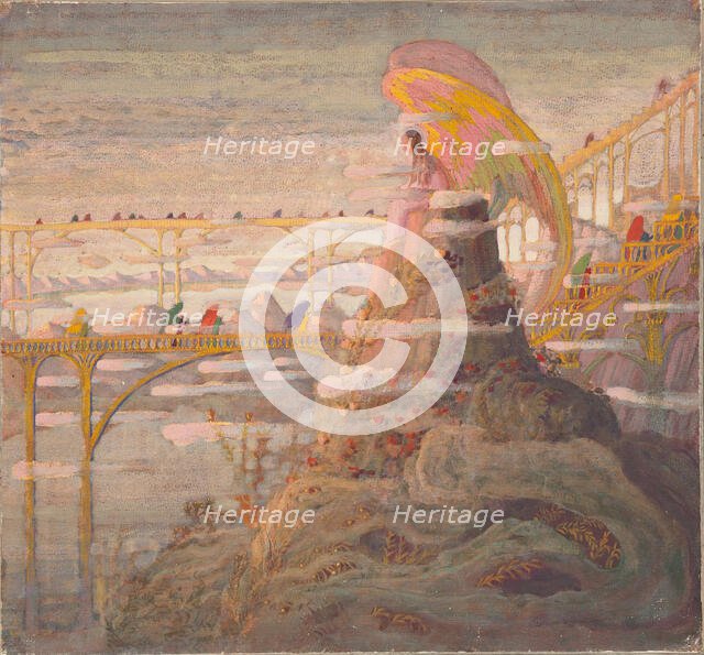 Angel (Angel Prelude), 1909. Creator: Ciurlionis, Mikalojus Konstantinas (1875-1911).