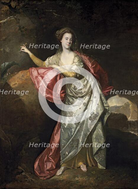 Portrait of Ann Brown in the Role of Miranda (?), 1770. Creator: Johan Zoffany.