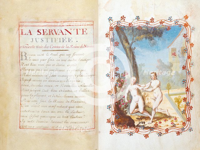 Illustration to Contes et Nouvelles by Jean de La Fontaine, Between 1750 and 1775.