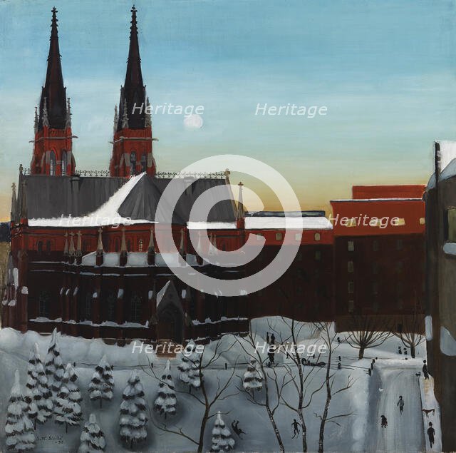 John's Church, Helsinki, 1931. Creator: Sulho Sipila.