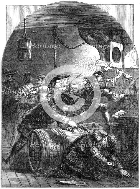 Arrest of Jacobites, (19th century). Artist: Unknown