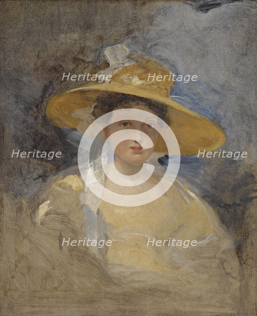 Portrait of Princess Victoria, future Queen Victoria, 1833.