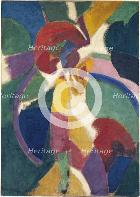 Woman with a Parasol, 1913. Artist: Delaunay, Robert (1885–1941)
