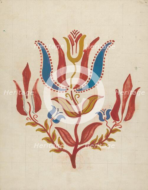 Design from Proposed Portfolio, 1935/1942. Creator: Unknown.