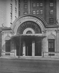 Detail of entrance, Hotel Hamilton, Washington DC, 1923. Artist: Unknown.