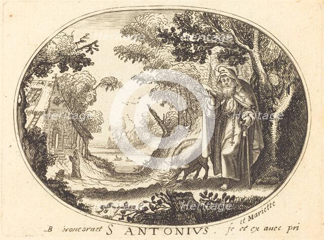 Saint Anthony. Creator: Balthasar Moncornet.