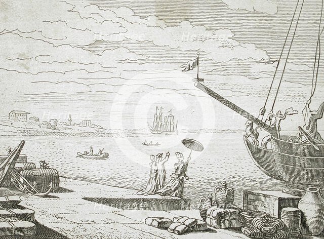 Illustration for Basedow's 'Elementary Work', 1770. Creator: Daniel Nikolaus Chodowiecki.