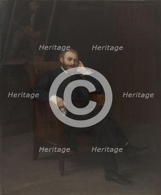 Portrait of the artist Édouard Manet (1832-1883), 1863. Creator: Legros, Alphonse (1837-1911).