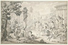 Bacchanal, 1696. Creator: W. Marchand.