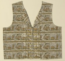 Portion of a Waistcoat (Front), France, 1775/1800. Creator: Unknown.