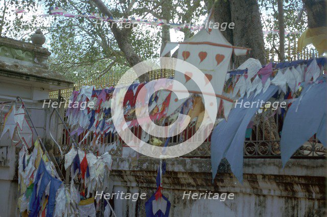 Sacred bo-tree at Anuradhapura in Sri Lanka. Artist: Unknown