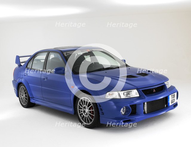 1999 Mitsubishi Evo 6 Artist: Unknown.