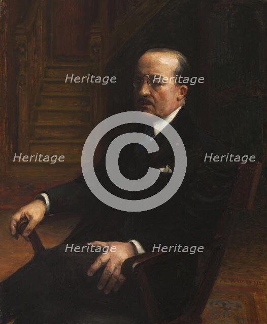 Portrait of a man, 1924. Creator: Jean Joseph Weerts.