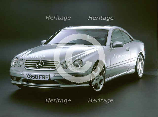 2001 Mercedes Benz CL 55 AMG V8. Artist: Unknown.