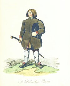 A Dalecarlion Peasant, 1813.  Creator: Joseph Constantine Stadler.