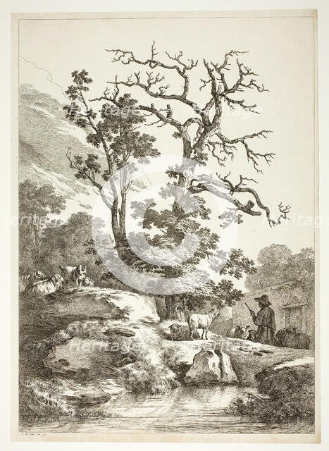 Bucolic Scene, n.d. Creator: Jean Baptiste Marie Huet.