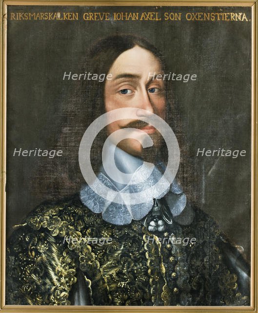 Portrait of Count Johan Axelsson Oxenstierna (1611-1657). Creator: Hulle, Anselm van (1601-1674).