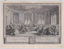 Le Concert, 1774. Creator: Antoine Jean Duclos.