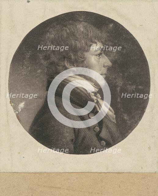 Unidentified Man, 1798-1803. Creator: Charles Balthazar Julien Févret de Saint-Mémin.