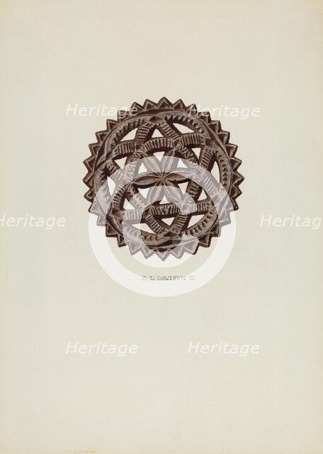 Iron Stand, c. 1940. Creator: Austin L. Davison.