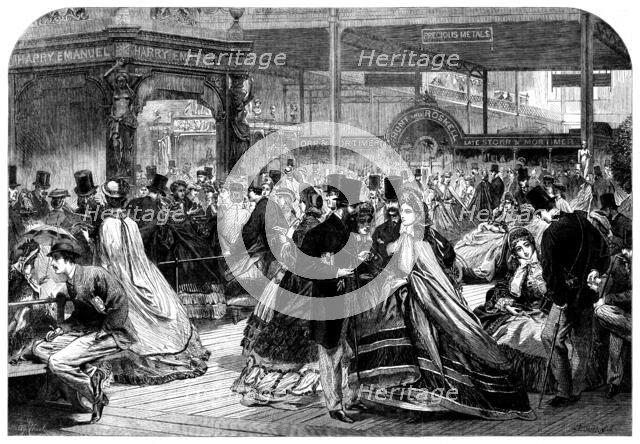 Half-crown Day at the International Exhibition, 1862. Creator: Mason Jackson.