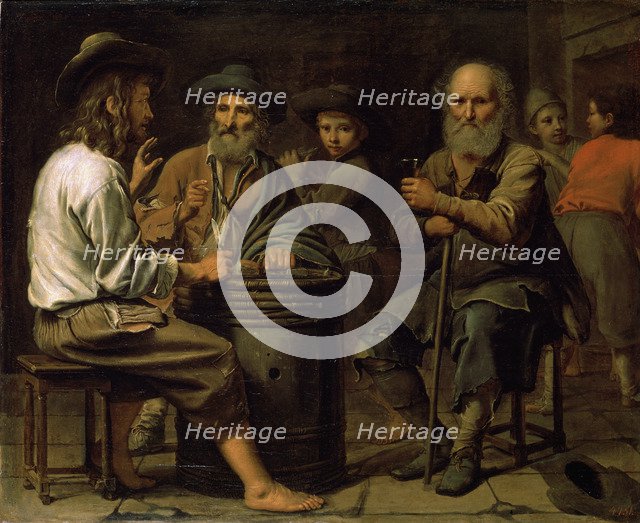 'Peasants in a Tavern', 1640s.  Artist: Mathieu Le Nain