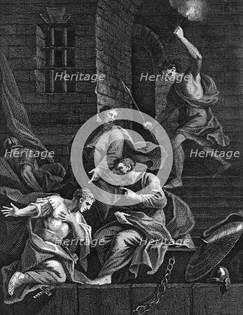 Conversion of the gaoler, 1815. Artist: Unknown