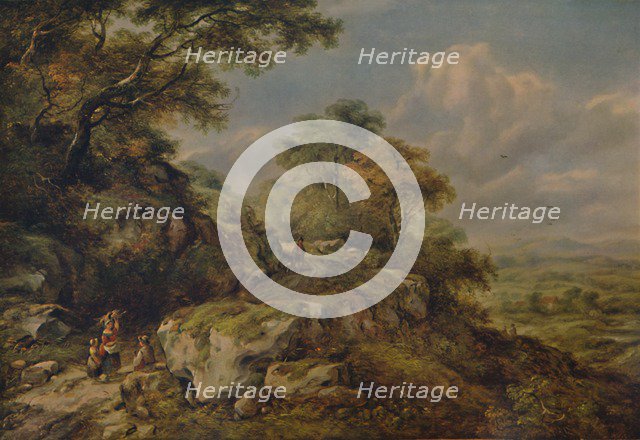 'Near Otford, Kent', 1846, (1935). Artist: Richard Hilder.