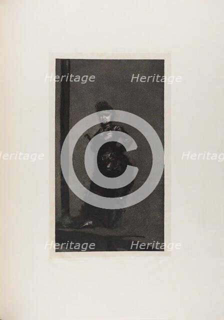 On the Street, from A Life, 1884. Creator: Max Klinger.