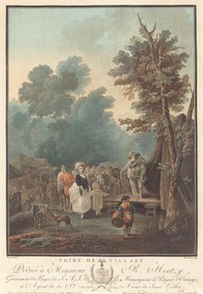 Foire de Village, 1788. Creator: Charles-Melchior Descourtis.