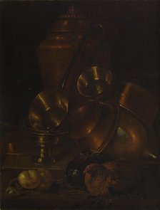 Still Life (Hen with Brass and Copper Vessels), 2nd half of 17th century. Creator: Martin Dichtl.