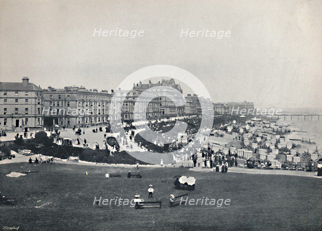 'Eastbourne - General View from the Wish Tower', 1895. Artist: Unknown.
