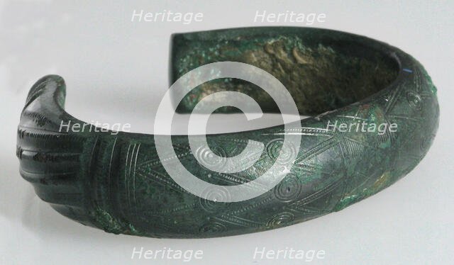 Bracelet, Halstatt, ca. 800 B.C. Creator: Unknown.