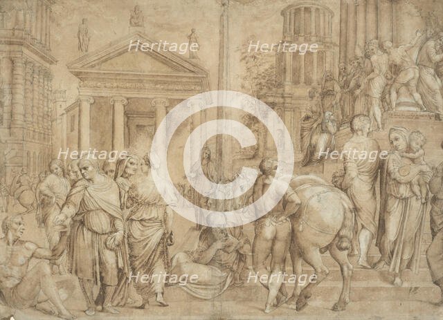 The presentation of the Virgin,  late 16th century. Creator: Unknown.