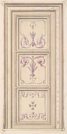 Design for a ceiling, second half 19th century. Creators: Jules-Edmond-Charles Lachaise, Eugène-Pierre Gourdet.