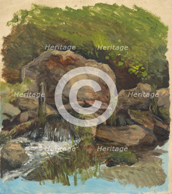 Rocks, 1850-1900. Creator: Jan Nowopacký.