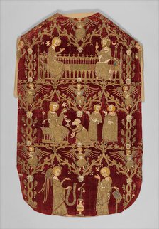 Chasuble (Opus Anglicanum), British, ca. 1330-50. Creator: Unknown.