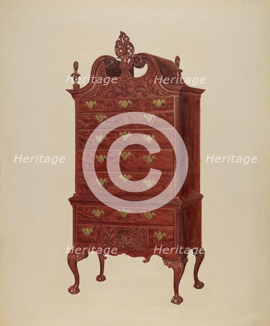 Highboy, c. 1939. Creator: Francis Borelli.